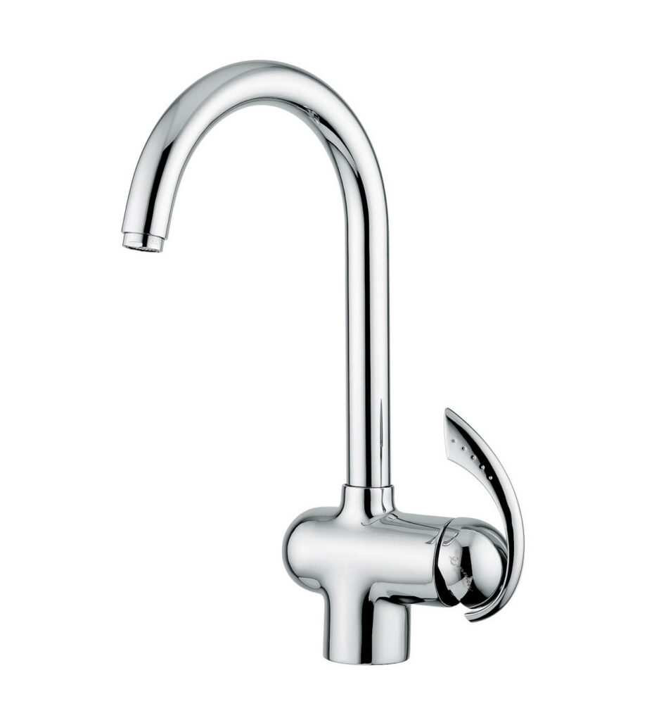 Смеситель для кухни Emmevi Ramses 72077 с поворотным изливом, хром Смеситель для кухни Emmevi Ramses 72077 с поворотным изливом