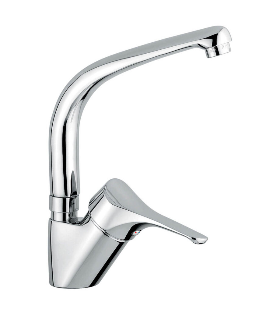 Смеситель для кухни Emmevi Zeus 3086Z с поворотным изливом, хром Смеситель для кухни Emmevi Zeus 3086Z с поворотным изливом