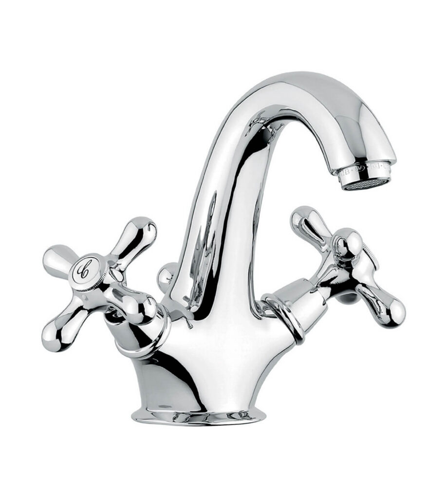 Смеситель для раковины Emmevi Decò Classic 12013 с донным клапаном, хром Смеситель для раковины Emmevi Decò Classic 12013 с донным клапаном