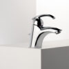 Смеситель для раковины Emmevi Ramses 72003 с донным клапаном, хром Смеситель для раковины Emmevi Ramses 72003 с донным клапаном – 2