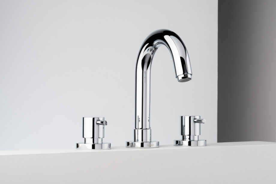 Смеситель для раковины на 3 отверстия Emmevi Piper 45033 с донным клапаном, хром Смеситель для раковины на 3 отверстия Emmevi Piper 45033 с донным клапаном – 2