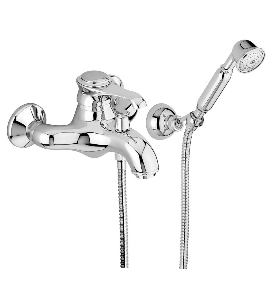 Смеситель для ванны Emmevi Tiffany 6001, хром, смеситель + душевой комплект Смеситель для ванны Emmevi Tiffany 6001 – 2