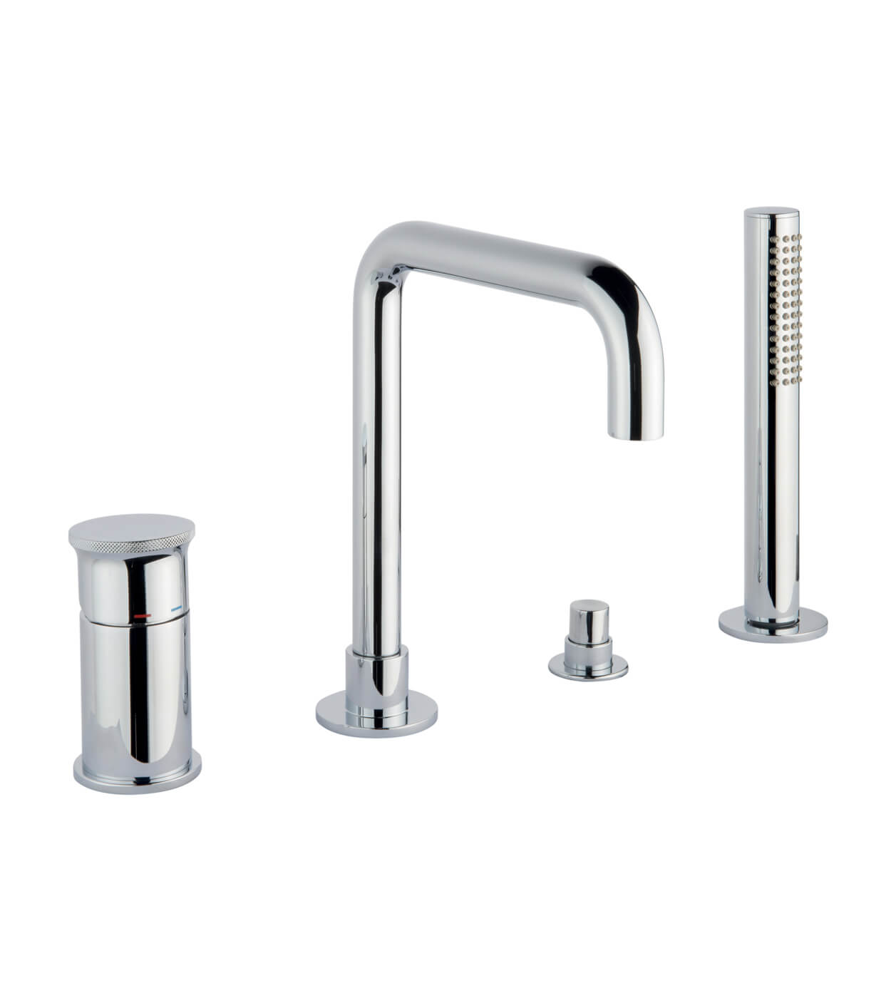 Смеситель на борт ванны Emmevi Filobrass 85120, 4 отверстия – 4