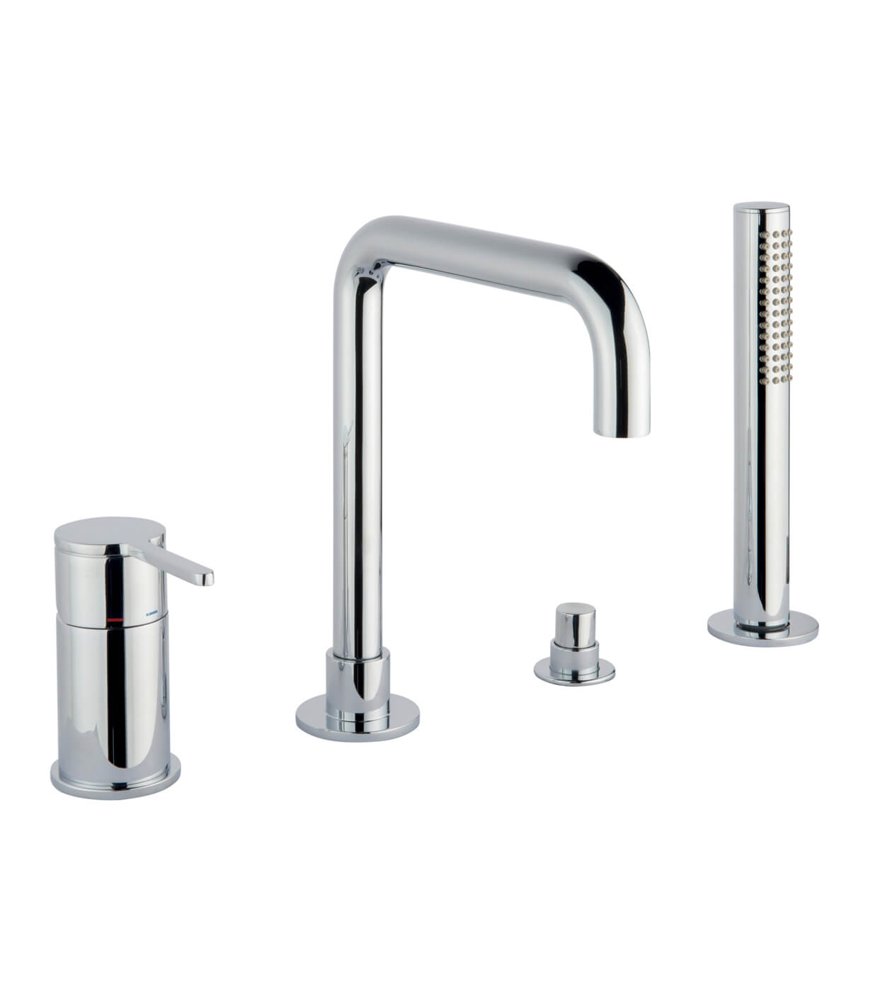 Смеситель на борт ванны Emmevi Filobrass 85120, 4 отверстия