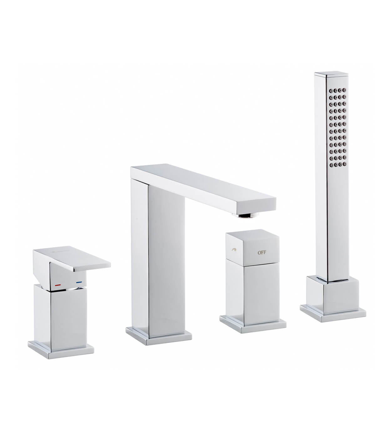 Смеситель на борт ванны Emmevi Gea 26120, 4 отверстия – 2