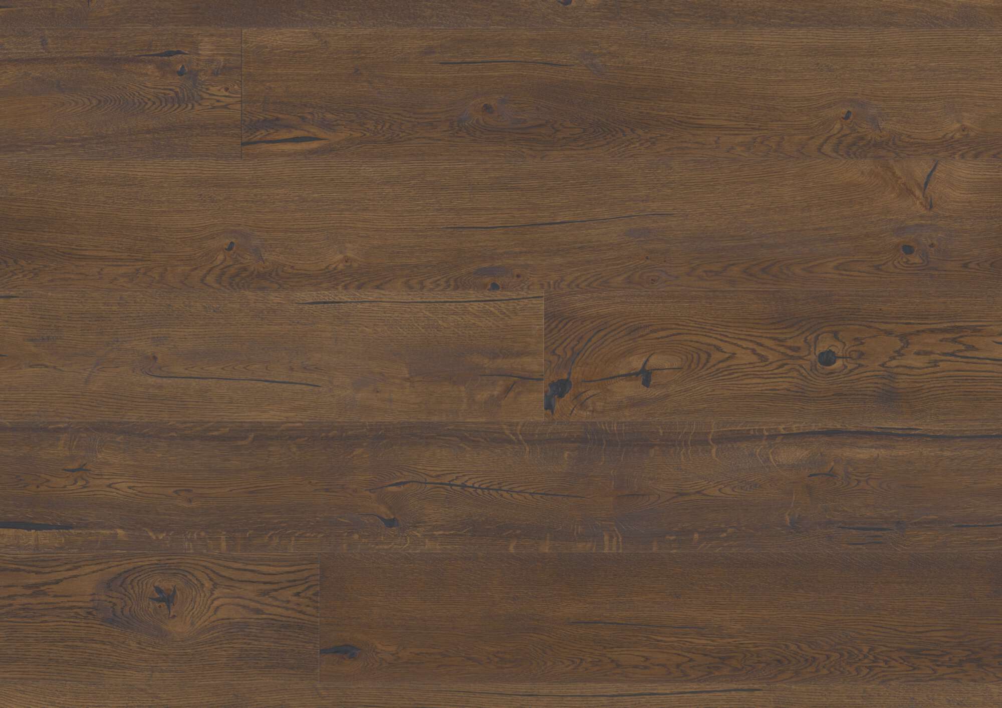 Паркет Bauwerk Casapark Handcrafted дуб 56 Tartufo глубокое браширование масло-воск 209мм