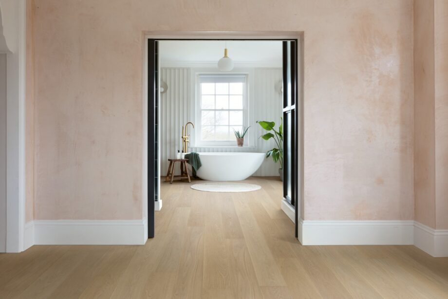 Tammeparkett Quick-Step Cascada Lily White Oak eriti matt lakk, veekindel 190mm Tammeparkett Quick-Step Cascada Lily White Oak eriti matt lakk, veekindel 190mm