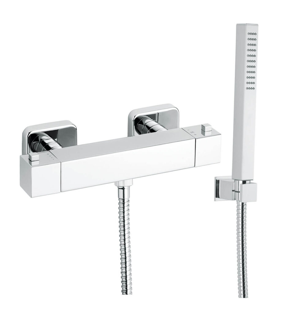 Термостатический смеситель для душа Emmevi Gea 26300, хром, смеситель + душевой комплект Термостатический смеситель для душа Emmevi Gea 26300 – 2