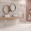 Полуполированная напольная плитка из керамогранита под терраццо Hika Terrazzo Mix, 60x120 см, 8 мм, многоцветный, R9 – 2