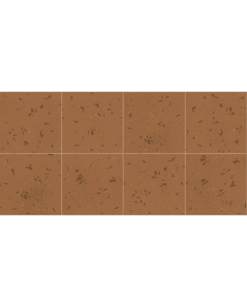 Цветная плитка из керамогранита под терраццо Dune Fragmenta Terracota, 20x20 см, 9 мм, эффект ручной росписи, Soft&Safe, R10