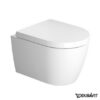 Унитаз подвесной Duravit ME by Starck Compact Rimless (с крышкой SoftClose)