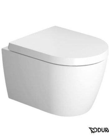 Унитаз подвесной Duravit ME by Starck Compact Rimless (с крышкой SoftClose)