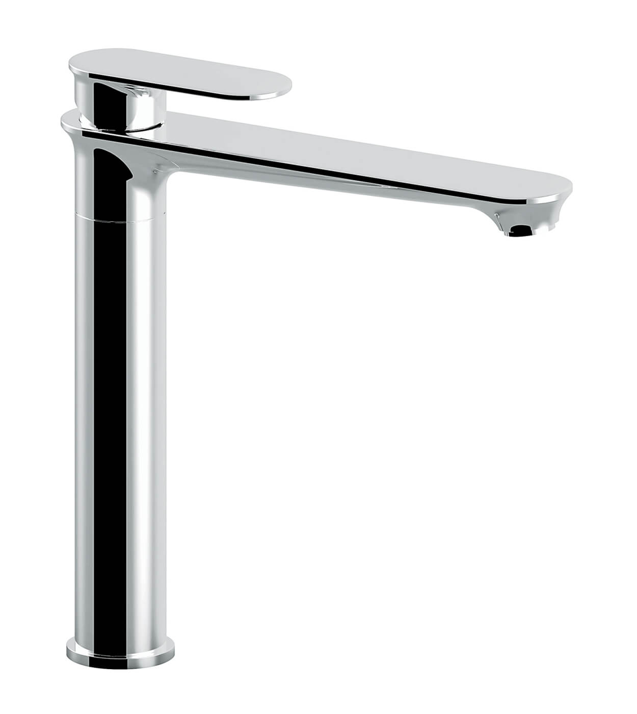 Высокий смеситель для раковины Emmevi Kiry 88003BIG, click-clack