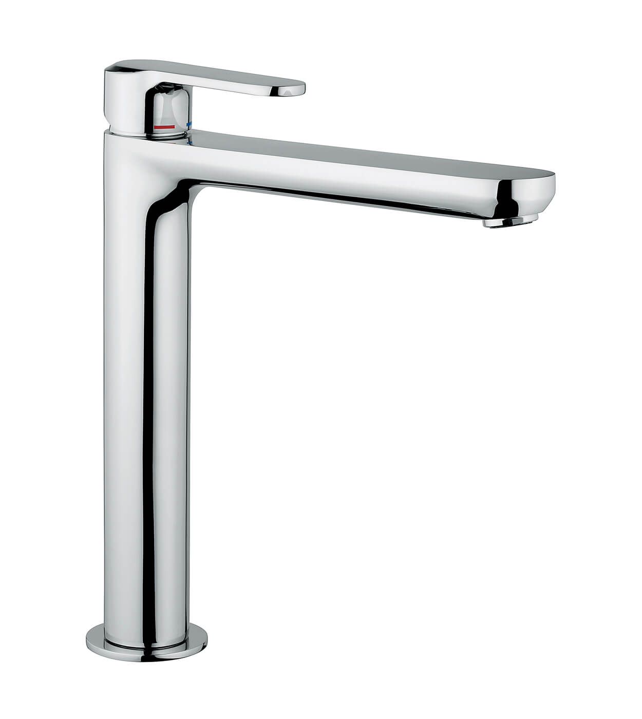 Высокий смеситель для раковины Emmevi Nefer 77003BIG, click-clack