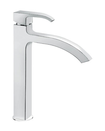 Высокий смеситель для раковины Emmevi Niagara 74003BIG, click-clack