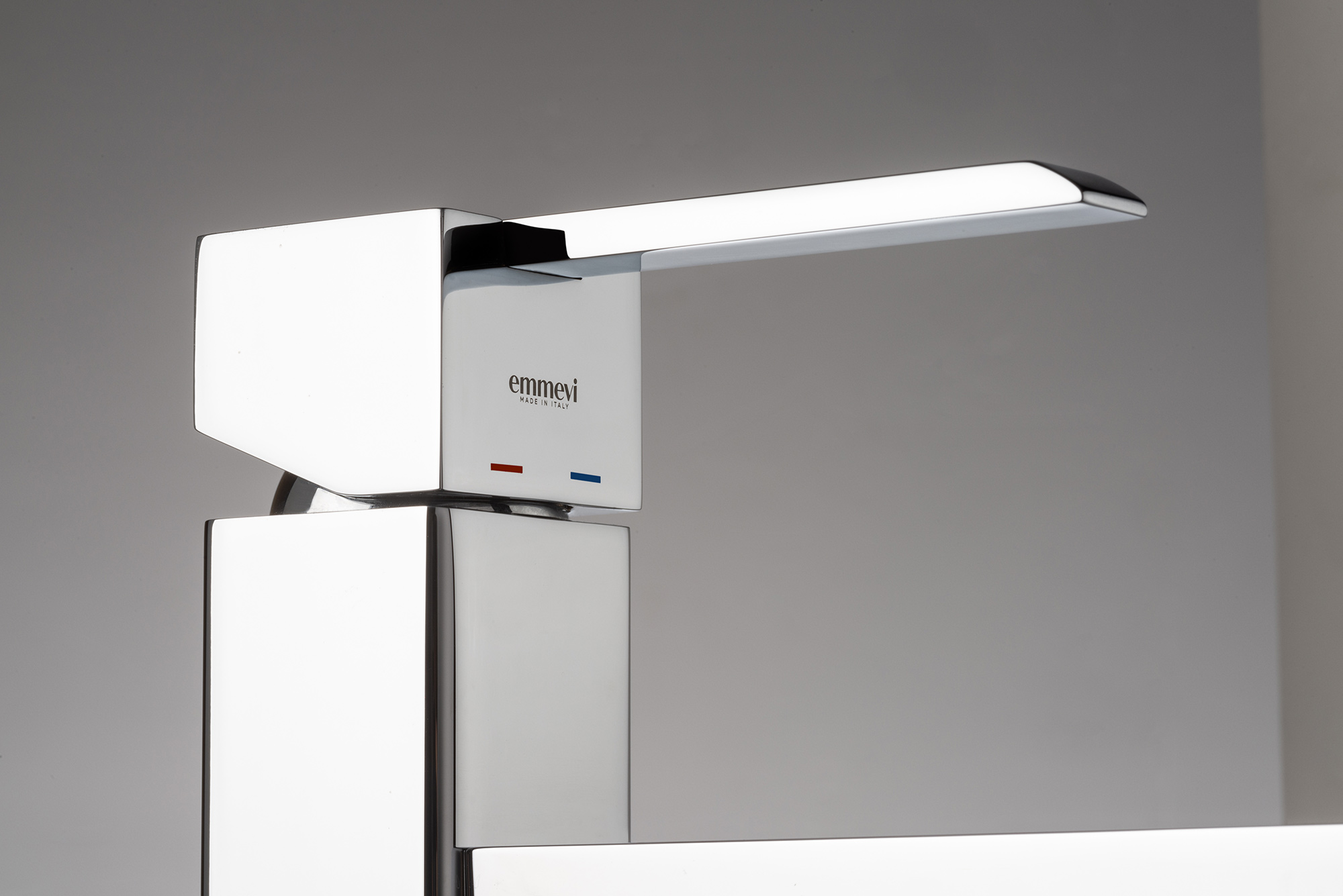 Высокий смеситель для раковины Emmevi Sicily 38003BIG, click-clack – 3